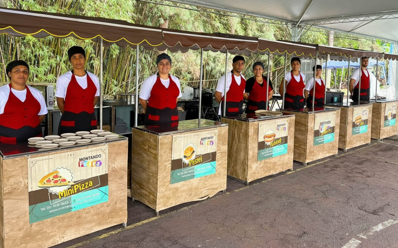 Barraquinhas de Lanches no Tatuapé Serviço de Barraquinhas de Lanches para Festas no Tatuapé e SP