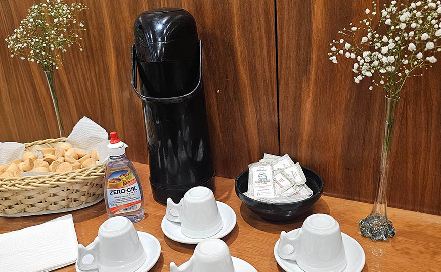 Mesa de buffet de crepe para festa Mesa de buffet de crepe para festa